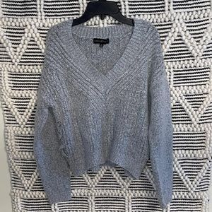 Soft gray sweater